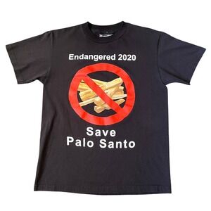Pleasures Endangered 2020 Save Palo Santo Graphic T-Shirt Unisex M fits like a S